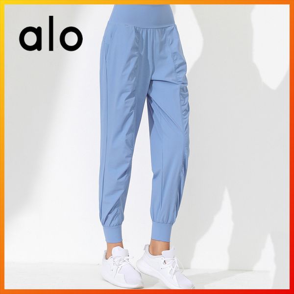 

alo yoga women's loose sports pants casual trendy fashion jogging exercise out street fitness high-waist 8802