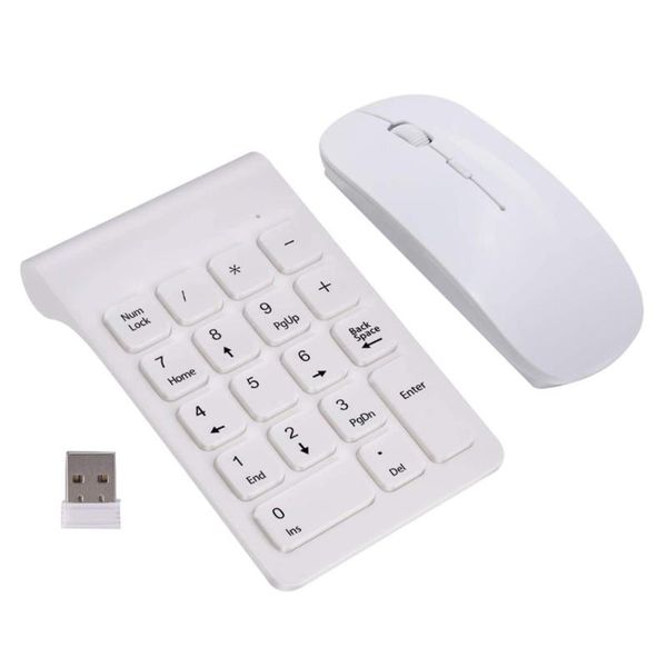 

keyboard mouse combos wireless numeric keypad 18 keys portable number numpad with 2.4g mini usb receiver pad