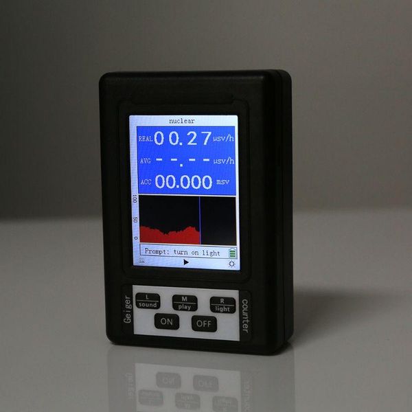 

1pcs upgrade geiger counter nuclear radiation detector personal dosimeter marble tester x-ray display screen radiation dosimeter