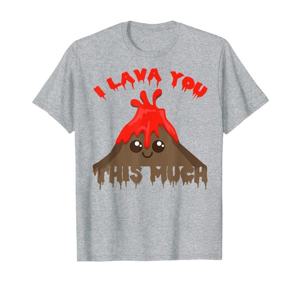 

i lava you volcano shirt - boyfriend or girlfriend present, White;black