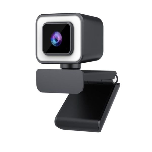 

webcams webcam with light ring 2k 30fps full hd web camera microfoon drie-speed touch beauty licht voor pc computer lapdesktop