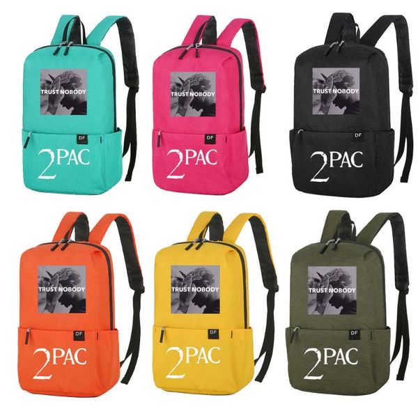 

backpack tupac shakur men fashion personality 2pac teens casual travel