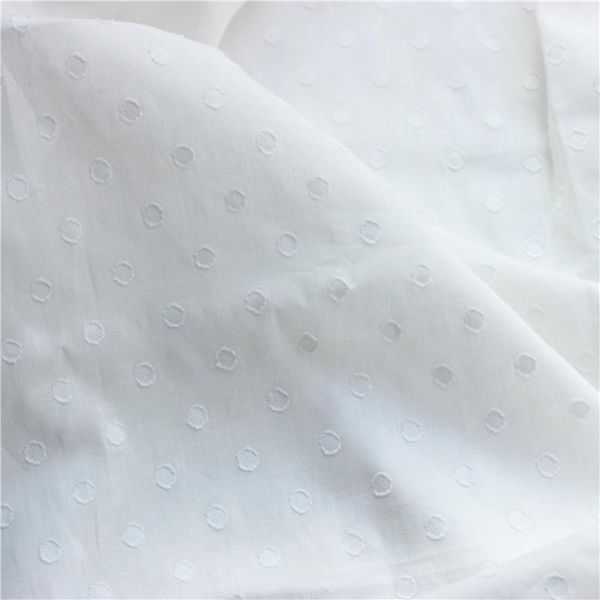 

ribbon multi color ramie jacquard cotton fabric printing cloth for diy fashion summer dress making material1, Pink;blue