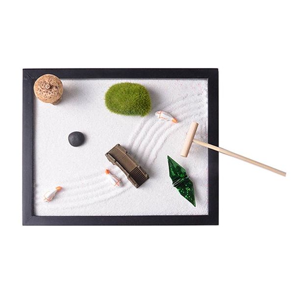 

decorative objects & figurines zen sand table decoration resin crafts office micro landscape festival decor