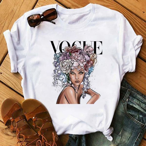 

maycaur vogue harajuku summer women t shirt ulzzang leisure fashion aesthetic camisetas verano mujer, White