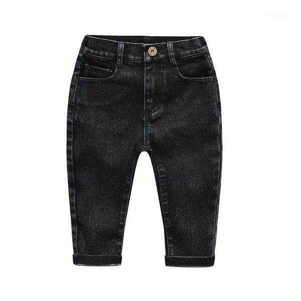 

jeans kids boys knitted trousers 2021 spring autumn casual pants children baby boy girls 3-8 years1, Blue