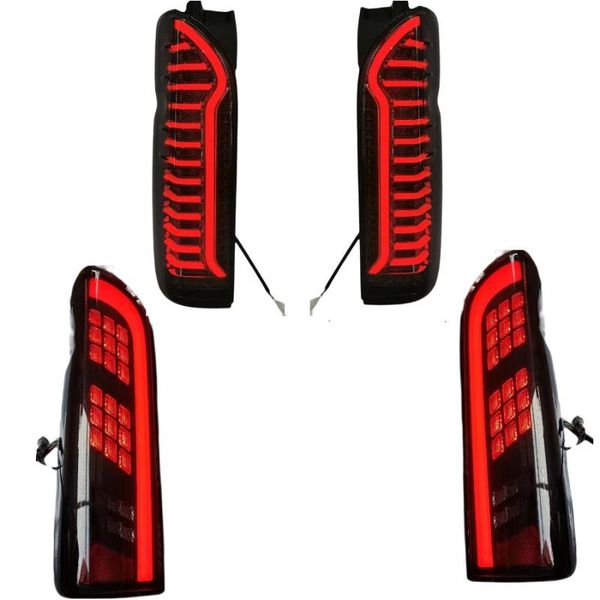 

working light 2pcs vehicle rear lights fit for hiace 2008 2009 2010 2011 2012 2013 2014 2021 led tail lamps lamp brake high additional
