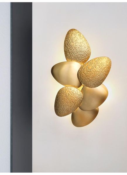 

postmodern light luxury wall lamp living room tv background wall lamp simple metal l bedroom bed