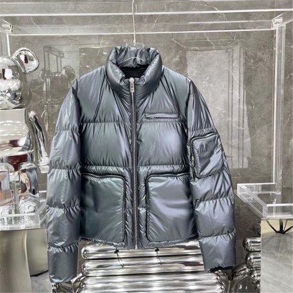

2021 winter men down jacket heated men's coat vest lightweight hooded downs jackets casual trendy hoodie cap black puffer mens