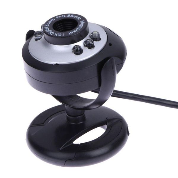 

clip-on night vision six-lamp computer camera lapwebcam video zoom home lens