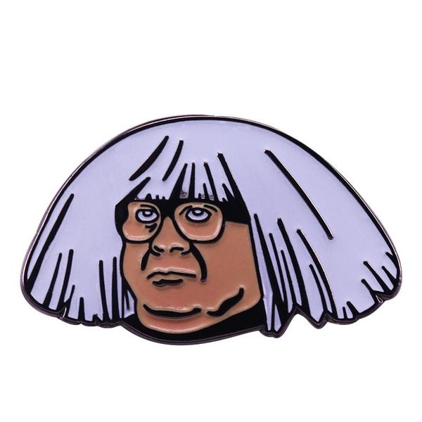 

pins, brooches cartoons ongo gablogian the art collector enamel metal badges lapel pin jackets jeans fashion jewelry accessories, Gray