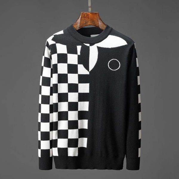 

2021 winter fashion classic designer sweaters mens for men casual all-match round neck long sportswear letter famous sweater jumper -3xl, White;black
