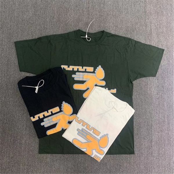 

2021 new ss travis scott cactus jack running wild t-shirt men women astroworld tees moto & biker oversized t shirt harajuku m7so, White