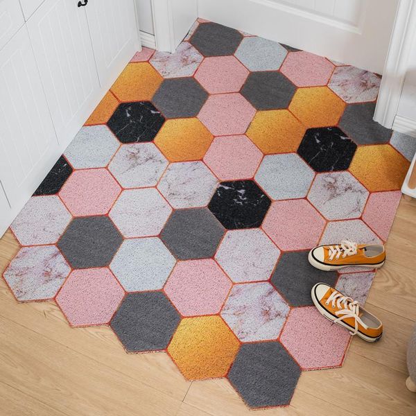 

nordic doormat carpet living room bedroom bathroom entrance floor anti-slip mats carpet dust-remove geogemtric pattern doormats