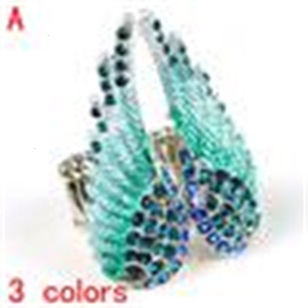 

selling rings for women nice design women jewelry angel wing rings with rhinestones, elastic size jewelry wings ring ,rn-618, Golden;silver