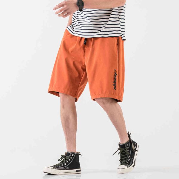 

men's shorts summer casual loose straight hip hop s solid cool beach for homens streetwear hqod, White;black