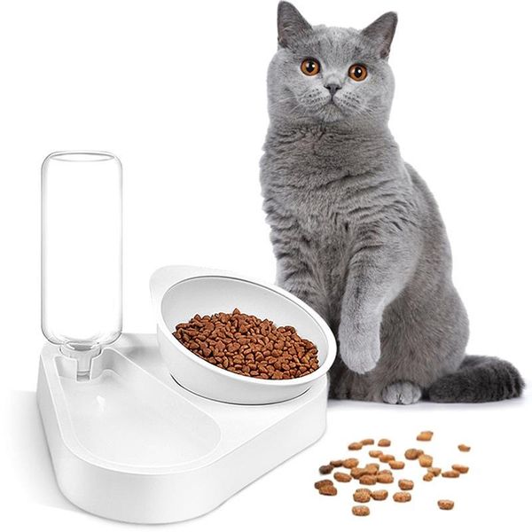 

cat bowls & feeders pet food bowl elevated spill proof water puppy with stand bottle feeder dispenser dog