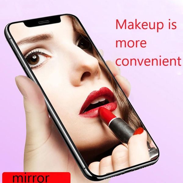 

mirror tempered glass on the for 8 7 6 6s plus 5 5s se screen protector for 11 pro max x xr xs max protective flim