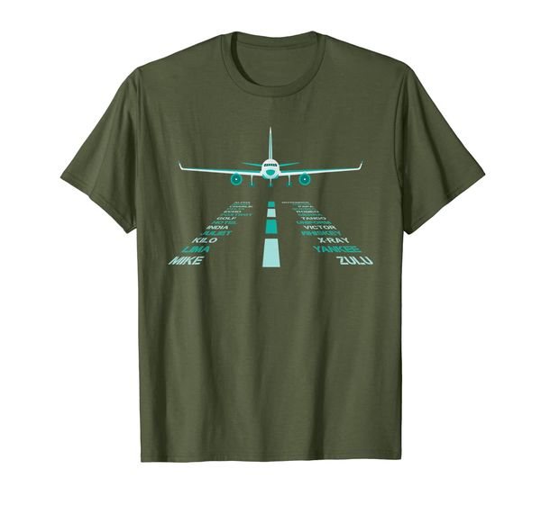 

Aviation Airplane Flying Airline Phonetic Alphabet Pilot T-Shirt, Mainly pictures