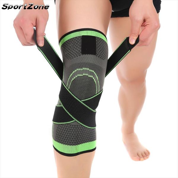 

elbow & knee pads 1pc kneepad elastic bandage pressurized support protector for fitness sports running arthritis muscle joint brace, Black;gray