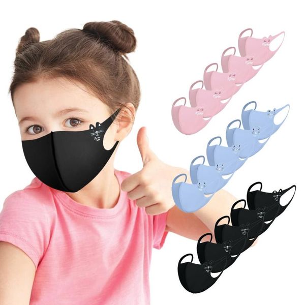 

other event & party supplies mascarillas child kids cartoon print breathable protection stretch masque 5 pack reusable facemask halloween co
