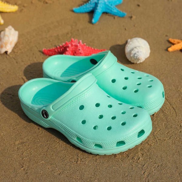 

sandals 2020 women summer women's beach green croc eva lightweight sandles plate colorful shoes sandalias, Black