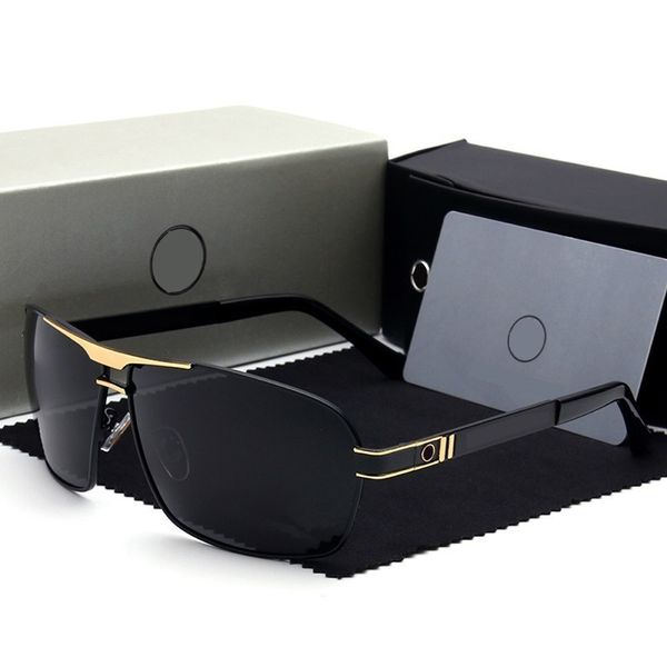 

new men's anti ultraviolet 722 sunglasses fashion men's polarized toad glasses designer glasses, White;black
