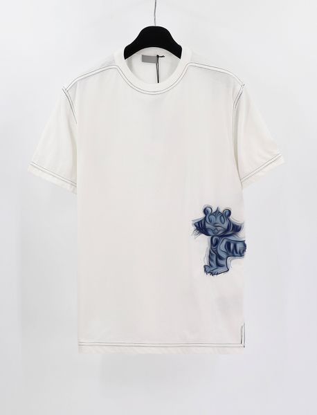 

t shirt short oblique print white upscale tees short sleeve embroidered pattern letters retro trend hoodie fashion men tshirt clothing tshir, White;black