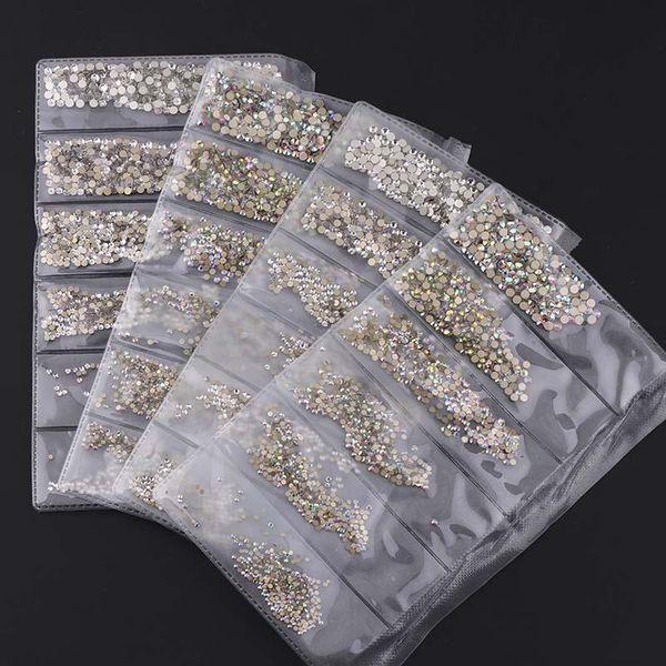 

nail art decorations ss3-ss10 about 1728pcs rhinestone non fix flatback glue on rhinestones for diy jewelry, Silver;gold