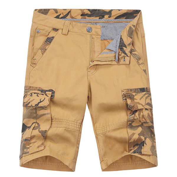 

2021 new work clothes men fanshion hip hop outdoor sweatpants summer knee length print mens shorts 68bc, White;black
