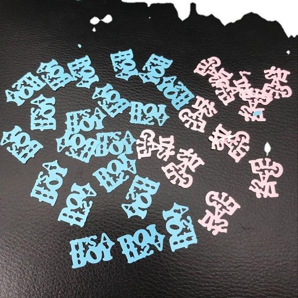 

party decoration 1 bag 15g it's a boy/girl confetti baby shower birthday sequins