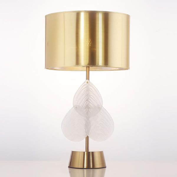 

modern metal and glass table lamp e27 decoration table lamps desk nordic living room decor led night lights eu/au/us/uk plug