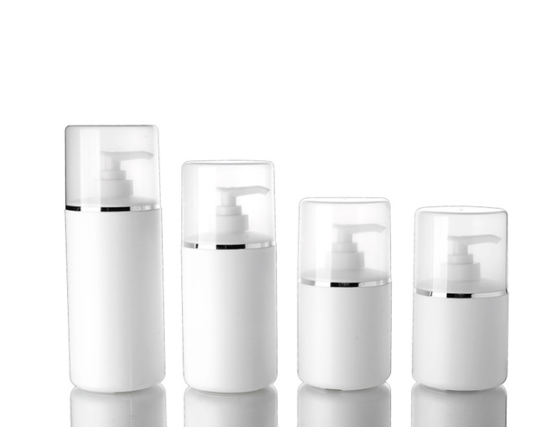 

storage bottles & jars 10pcs 250/300/400/500ml lotion pump bottle white plastic shampoo empty cosmetic container facial cleanser essential o
