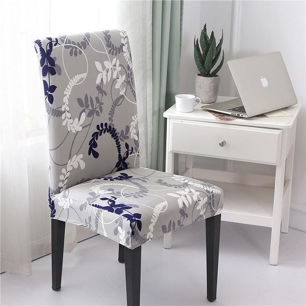 

chair covers printed dining cover spandex elastic slipcover case stretch for wedding el banquet home room