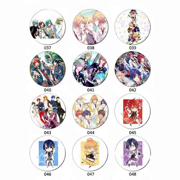 

pins, brooches 6pcs/set 58mm uta no prince-sama masato ren camus mikaze ai pins icons badge brooch backpack collcetion, Gray