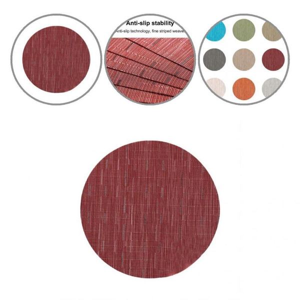 

mats & pads heat resistant practical round coffee cup decorative mat for kitchen