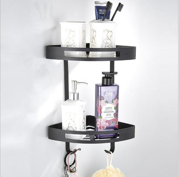 

bathroom shelves vidric wall mounted black oil brushed/gold/chrome soap basket bath shower shelf holder building materia