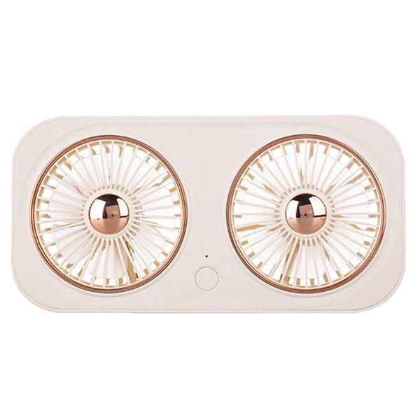 

fans & coolings double leaf fan, usb deskmini large wind portable fan with handle for office, bedroom