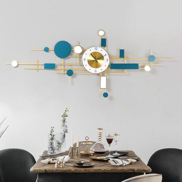 

wall clocks living room clock modern design nordic bedroom art silent quartz luxury reloj mural household ae50wc