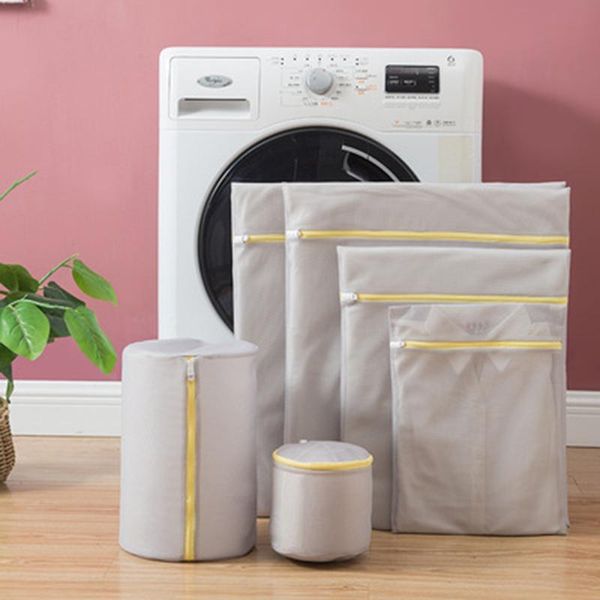 

laundry bags elegant gray wash mesh bag for clothes sheets bras lingeries accessories washing machine