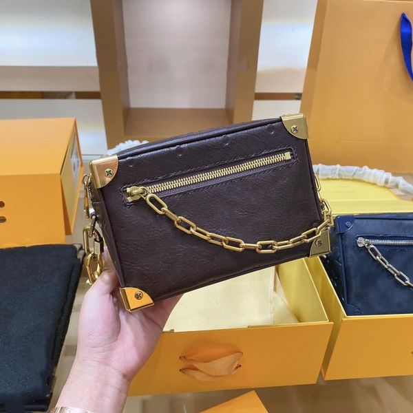 

soft trunk mini vintage chain box bags luxury brand classic designs women handbag 2021 flower letters clutch fashion shoulder crossbody bag