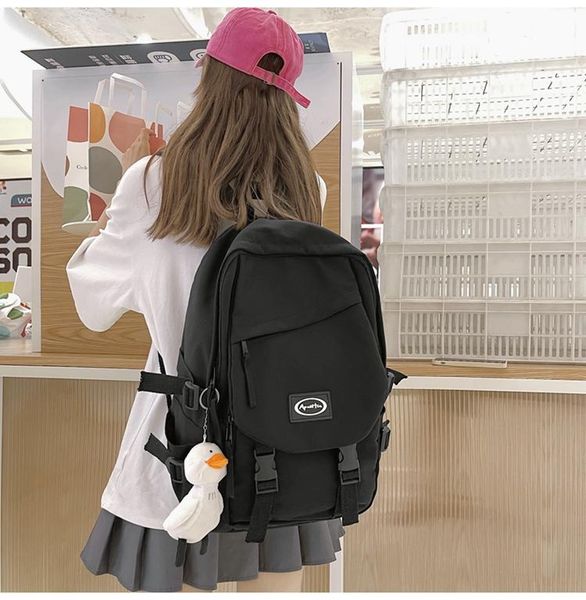 

backpack j3670 - leisure multi-function trend solid color large capacity