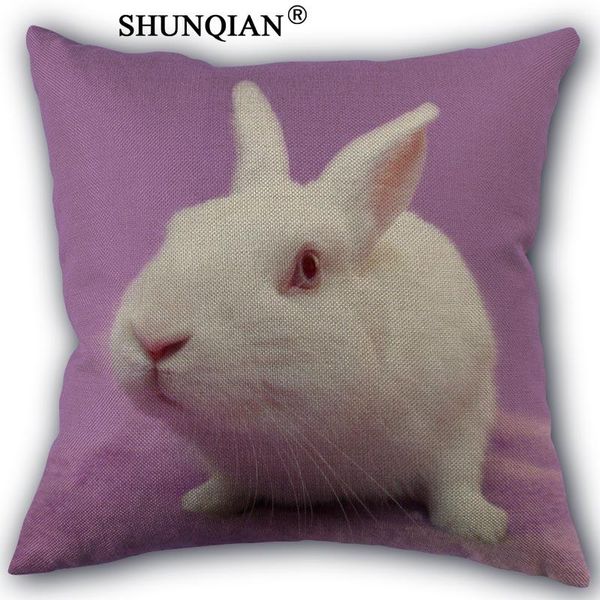 

pillow case cotton linen wedding decorative 45x45cm one sides for home cover a10.17