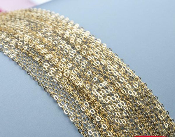 

chains genuine 18k white yellow gold chain 18 inches au750 cost price necklace pendant wendding party gift for women[g1002], Silver