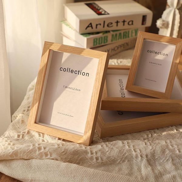 

frames los fickmodern mounted po frame table decor wall creative solid wood color simple collection