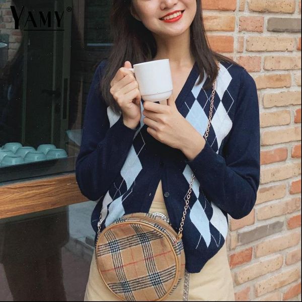 

winter ladies fall sweater women knitted cardigan kawaii crop sweater plaid cardigans cropped knit sweater korean, White;black