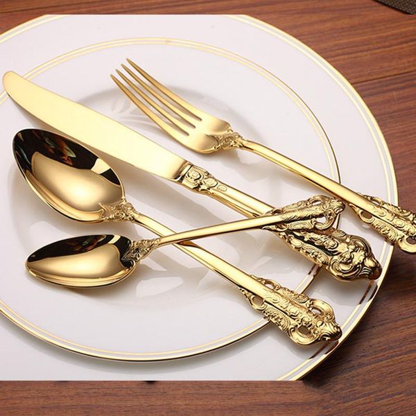 

restaurant western cutlery steak cutlery coffee spoon silver stainless steel