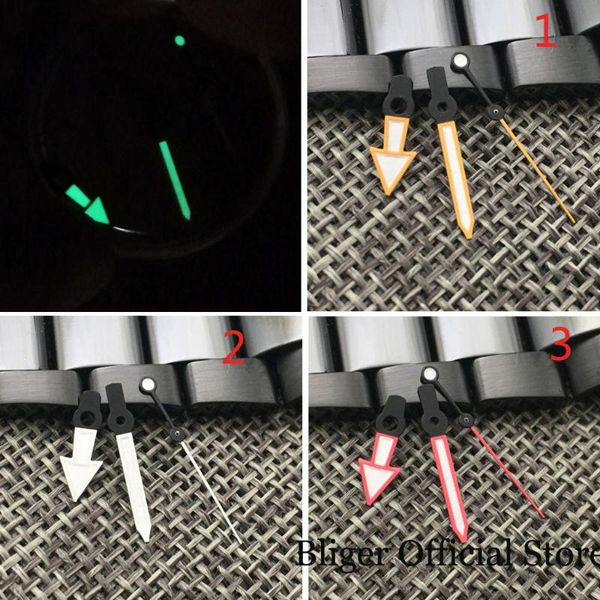 

repair tools & kits super luminous watch hand white/orange/red fit nh35a nh36a 7s26 7s36 7s25 7s35 6r15 4r15 4r35 4r36 6309 7002 7009