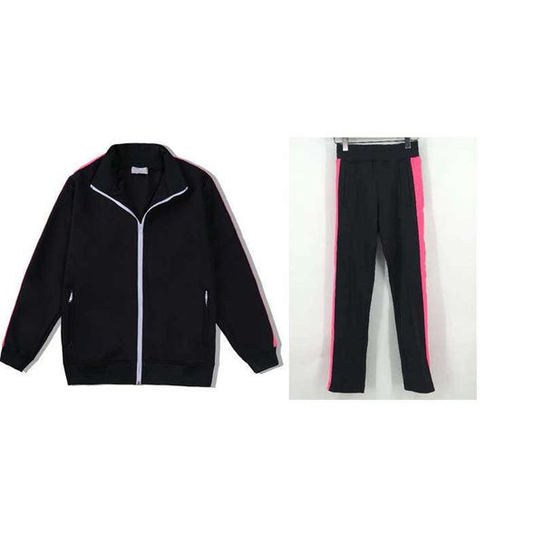 

angel brand womens mens palm tracksuits sweatshirts suits men track sweat suit coats man designers angels jackets hoodies pants angle sports, Black
