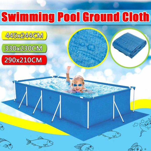 

pool & accessories large size swimming round ground cloth lip cover dustproof floor mat for outdoor villa garden water fun